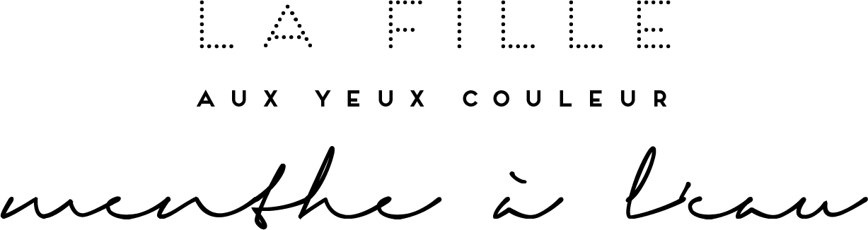 La fille menthe à l'eau